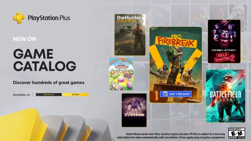 В июньский каталог PS Plus Extra и Premium вошли FBC: Firebreak и Battlefied 2042